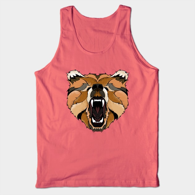 Angry Bear Tank Top by AndreasPreis